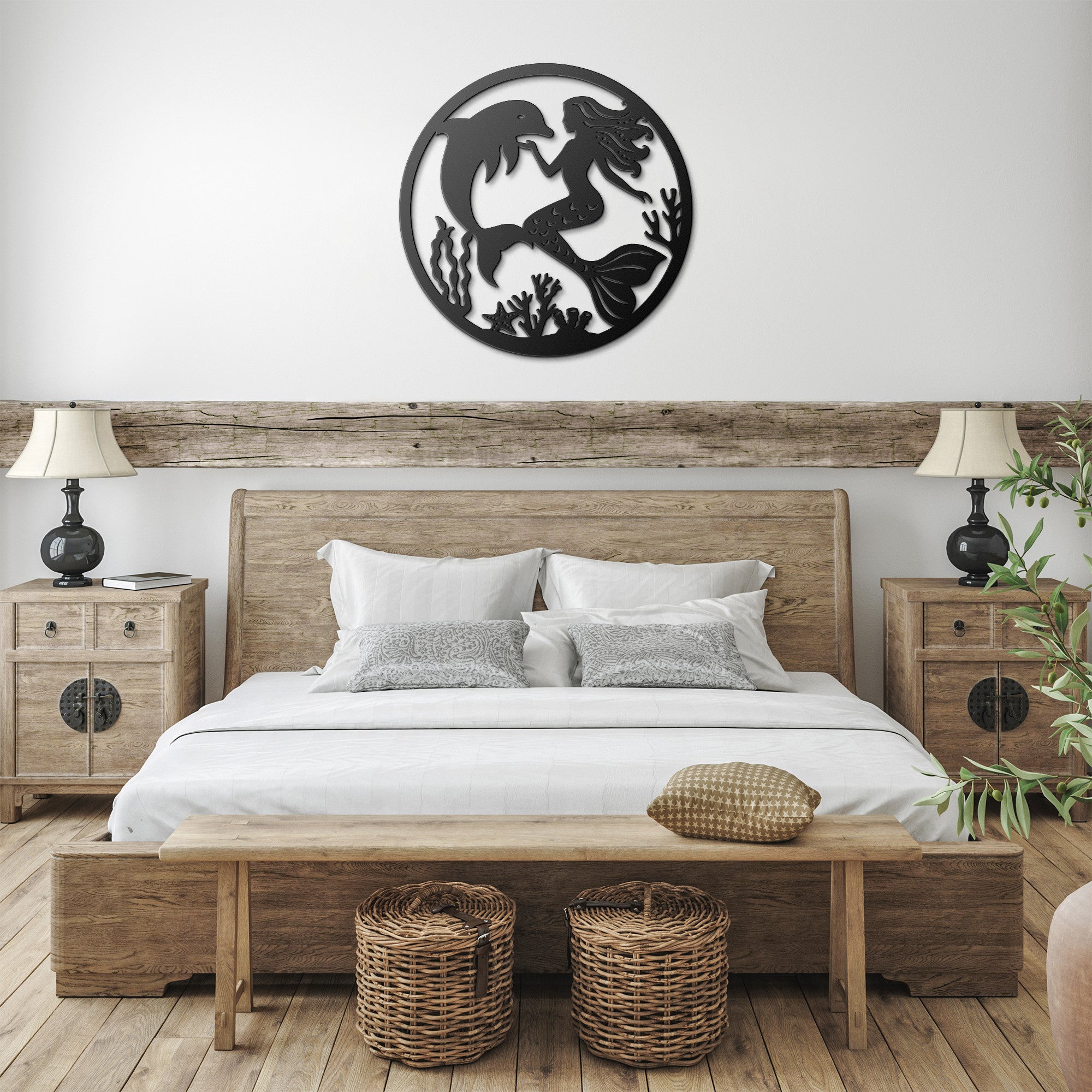 The Dance of the Sea Metal Wall Art