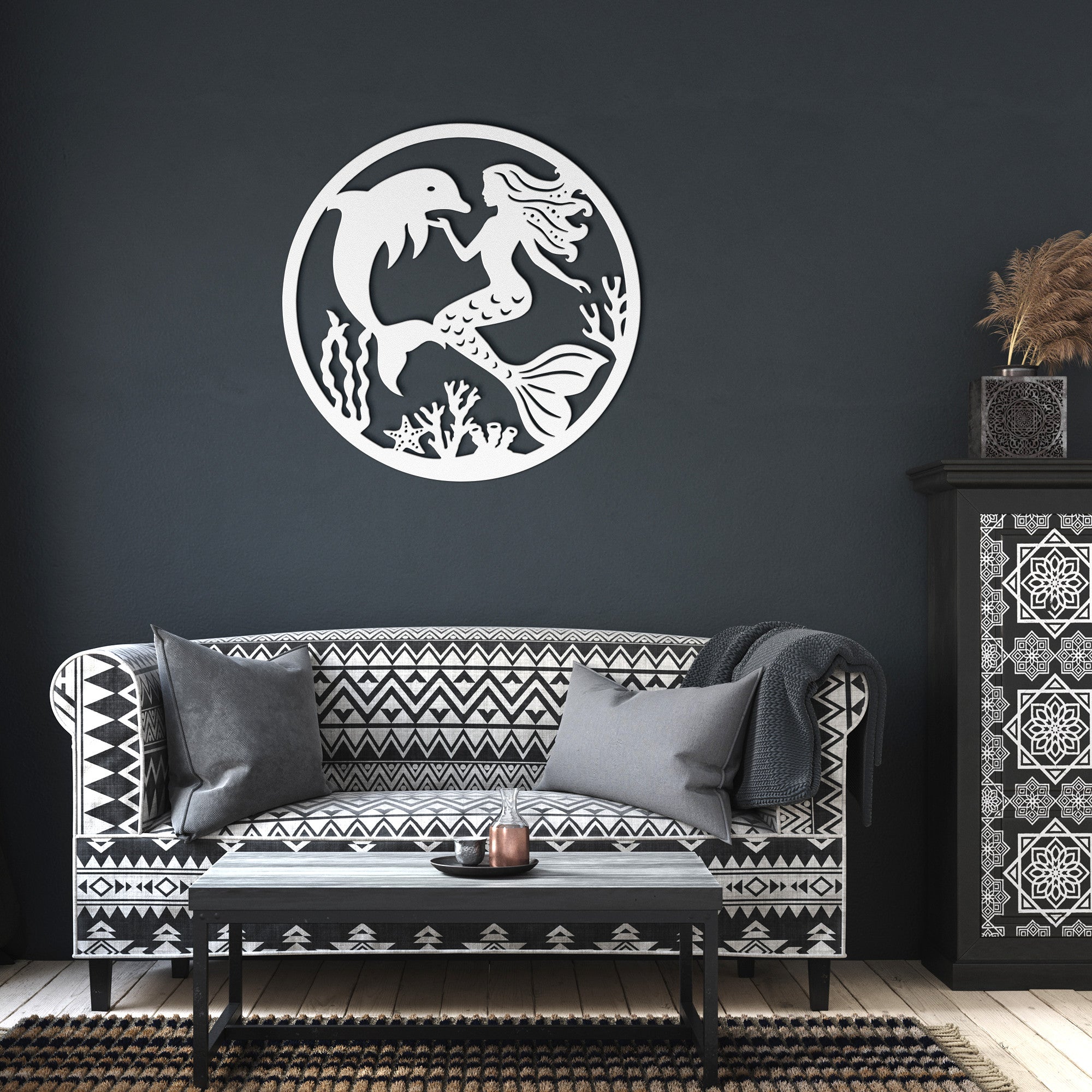 The Dance of the Sea Metal Wall Art